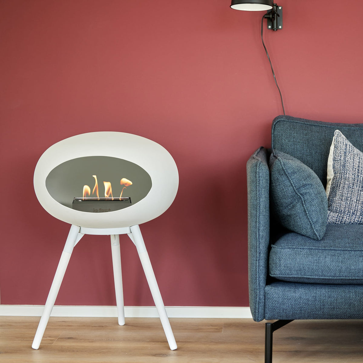 Le Feu Ground Low Dome White Fireplaces Nüline Distribution