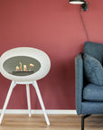 Le Feu Ground Low Dome White Fireplaces Nüline Distribution
