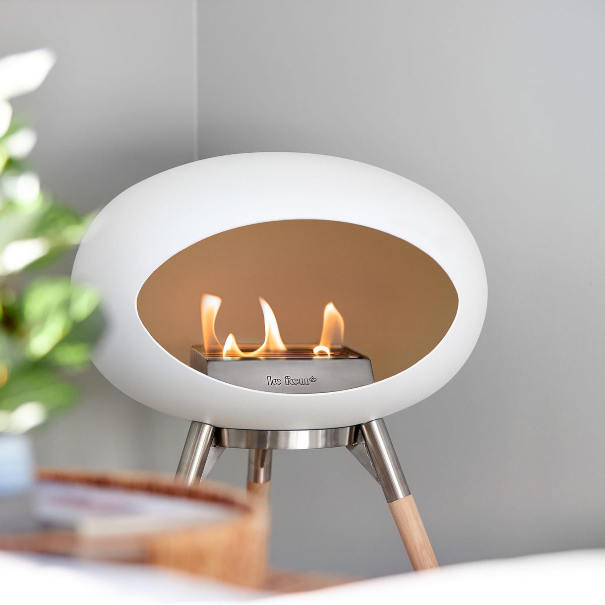 Le Feu Ground Low Dome White Fireplaces Nüline Distribution