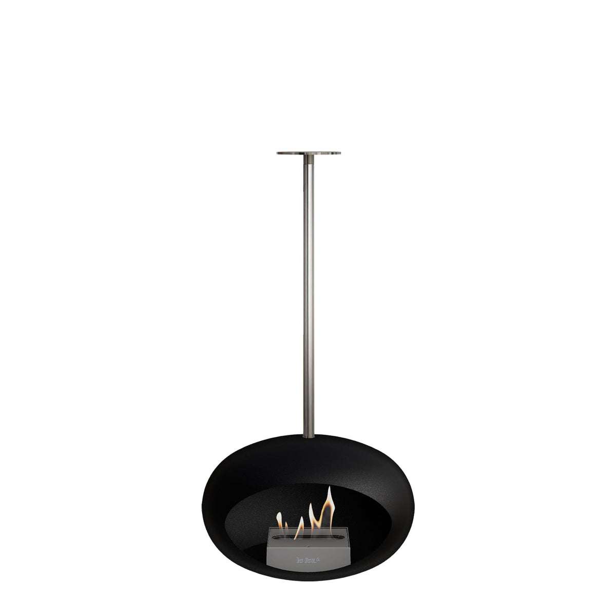 Le Feu Sky Dome Black Fireplaces Nüline Distribution 100 cm polished steel steel burner