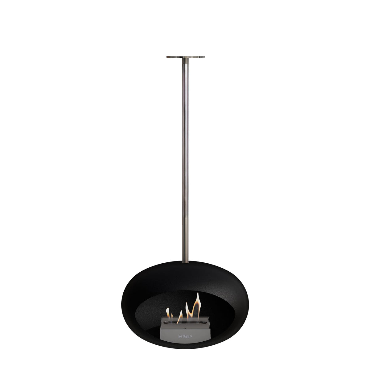 Le Feu Sky Dome Black Fireplaces Nüline Distribution 120 cm polished steel steel burner