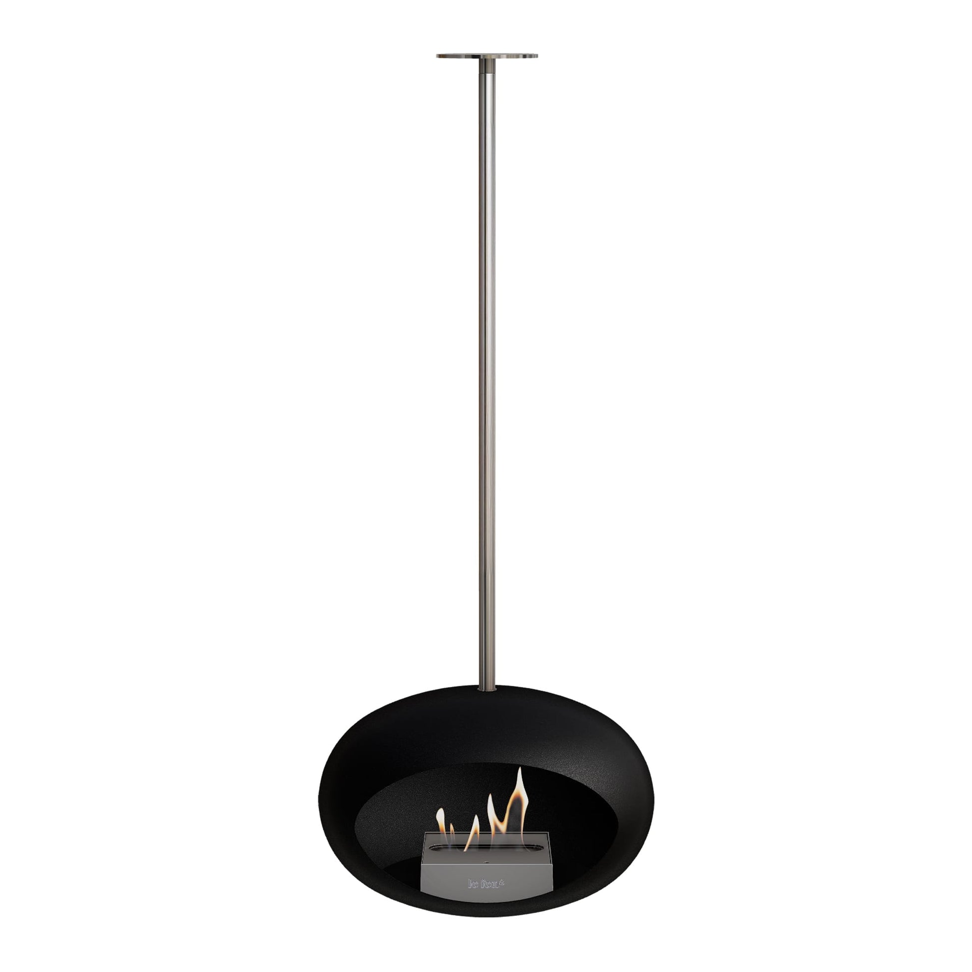 Le Feu Sky Dome <br>Black Fireplaces Nüline Distribution 140 cm polished steel steel burner