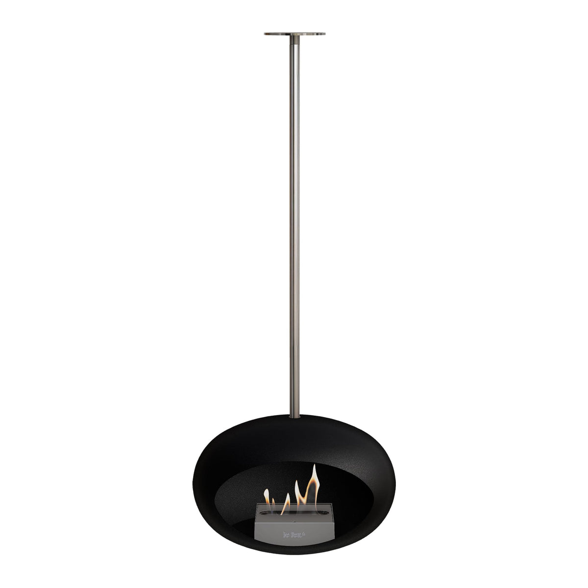 Le Feu Sky Dome Black Fireplaces Nüline Distribution 140 cm polished steel steel burner