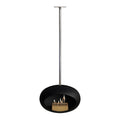 Le Feu Sky Dome <br>Black Fireplaces Nüline Distribution 140 cm polished steel rose gold burner