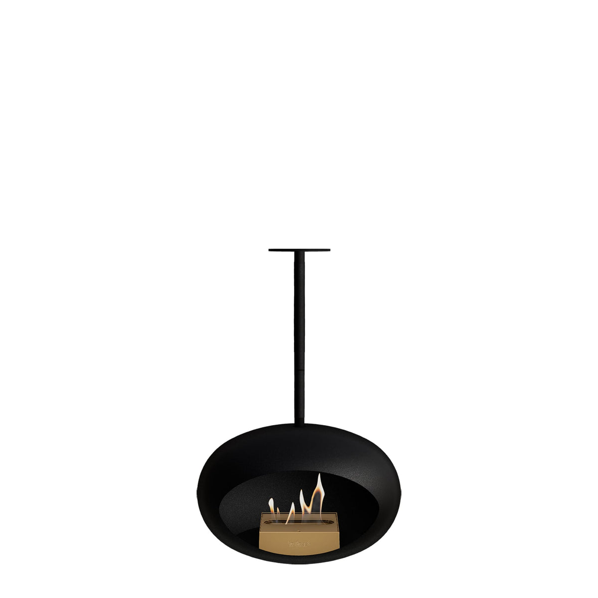 Le Feu Sky Dome Black Fireplaces Nüline Distribution 50 cm black rose gold burner