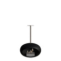 Le Feu Sky Dome <br>Black Fireplaces Nüline Distribution 50 cm polished steel steel burner