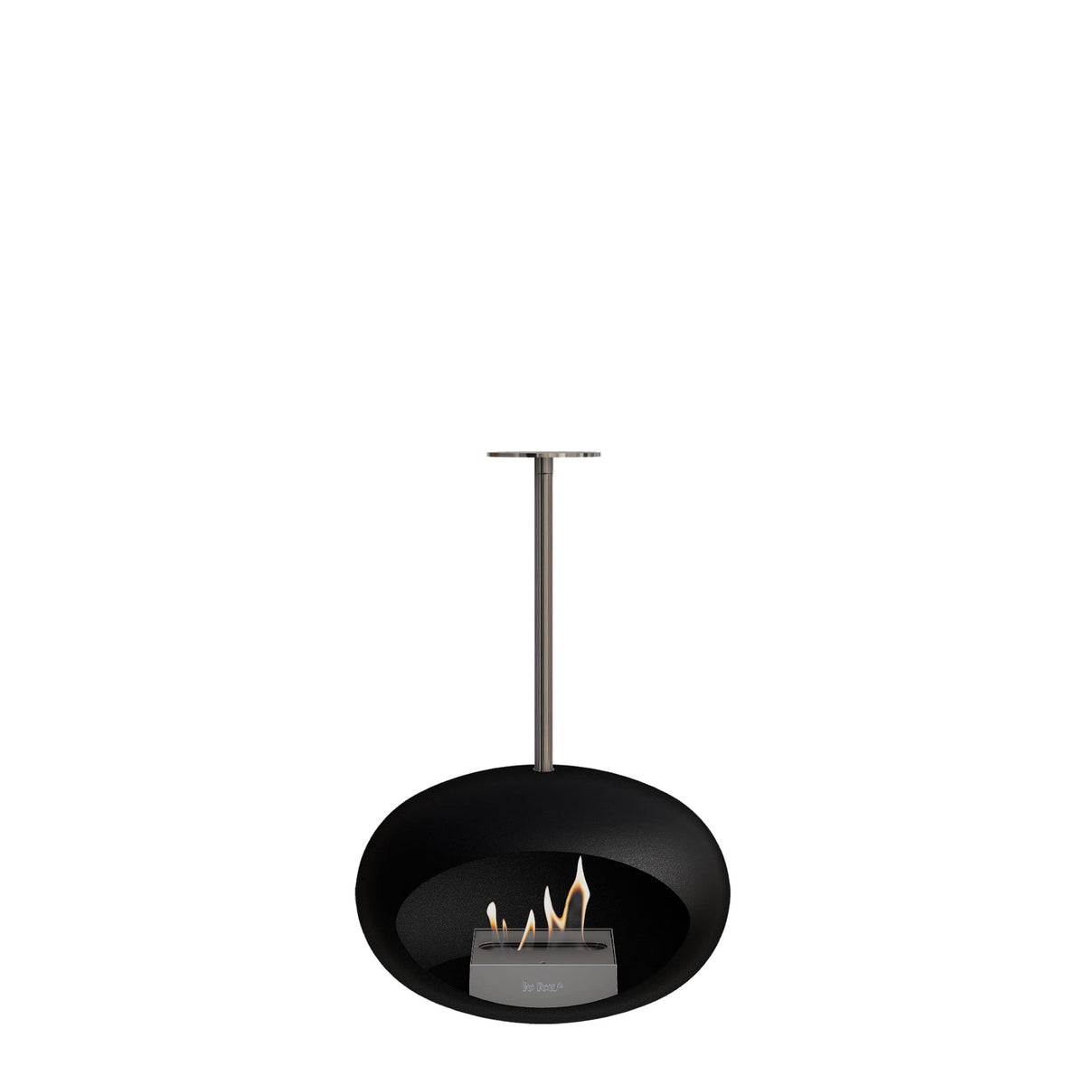 Le Feu Sky Dome Black Fireplaces Nüline Distribution 50 cm polished steel steel burner