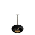 Le Feu Sky Dome <br>Black Fireplaces Nüline Distribution 50 cm polished steel rose gold burner