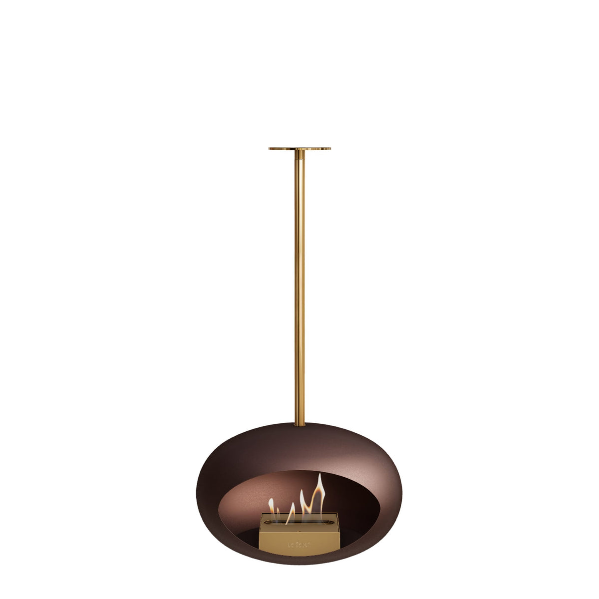 Le Feu Sky Dome Mocca Fireplaces Nüline Distribution 100 cm rose gold rose gold burner