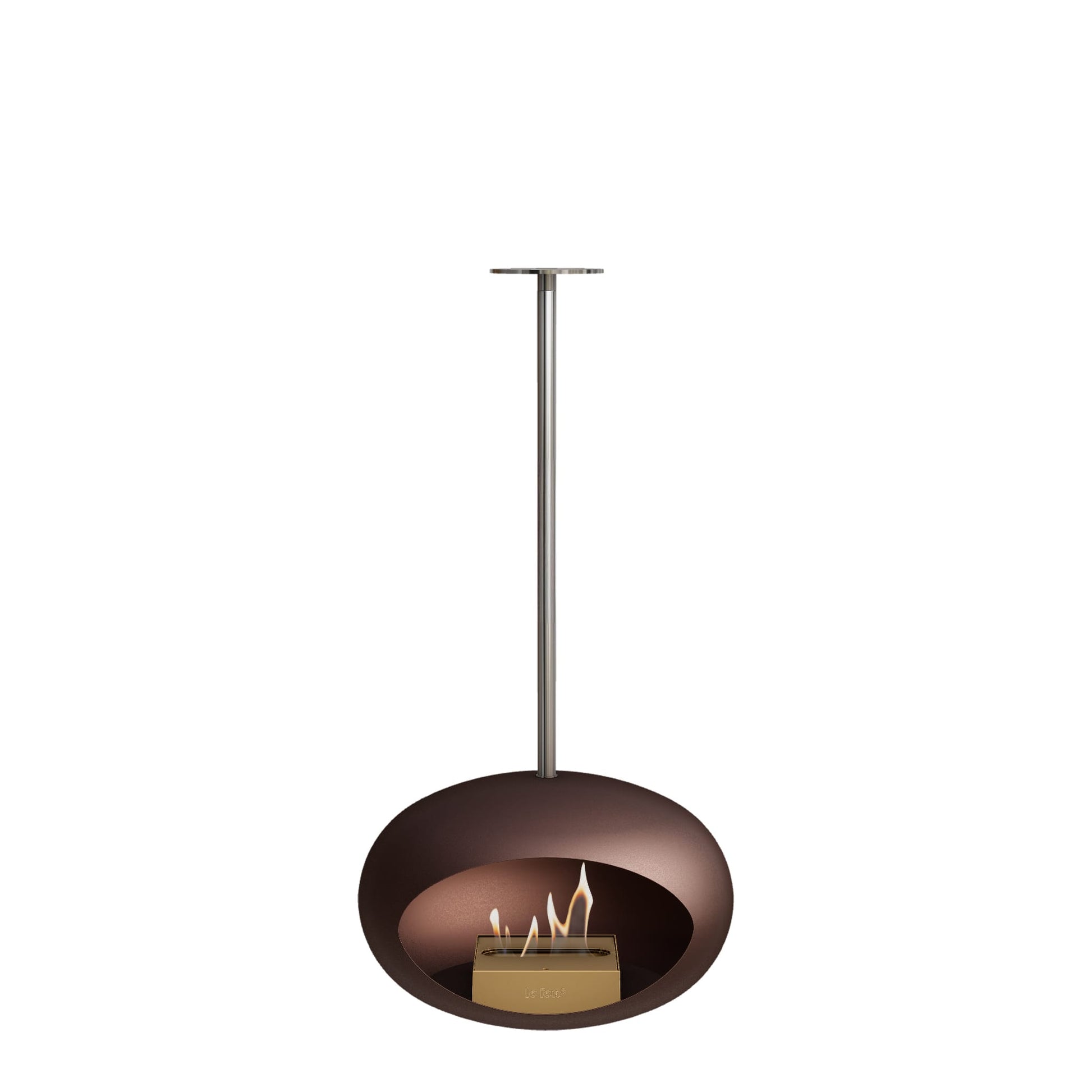 Le Feu Sky Dome <br>Mocca Fireplaces Nüline Distribution 100 cm polished steel rose gold burner