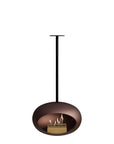 Le Feu Sky Dome Mocca Fireplaces Nüline Distribution 100 cm black rose gold burner