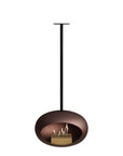 Le Feu Sky Dome Mocca Fireplaces Nüline Distribution 120 cm black rose gold burner