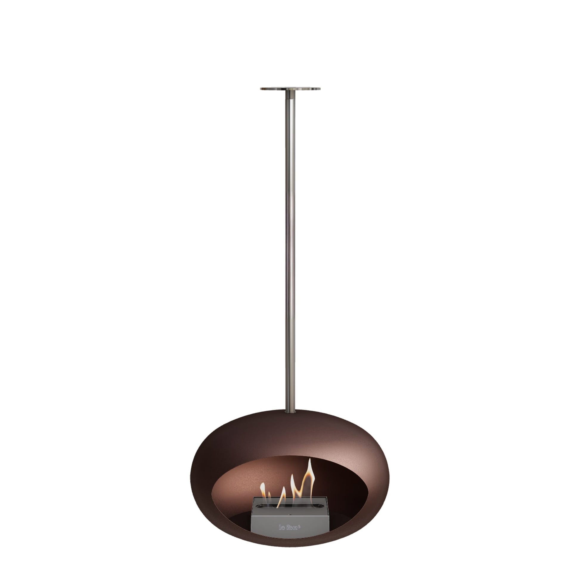 Le Feu Sky Dome <br>Mocca Fireplaces Nüline Distribution 120 cm polished steel steel burner