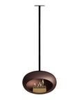 Le Feu Sky Dome Mocca Fireplaces Nüline Distribution 140 cm black rose gold burner