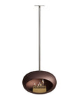 Le Feu Sky Dome Mocca Fireplaces Nüline Distribution 140 cm polished steel rose gold burner