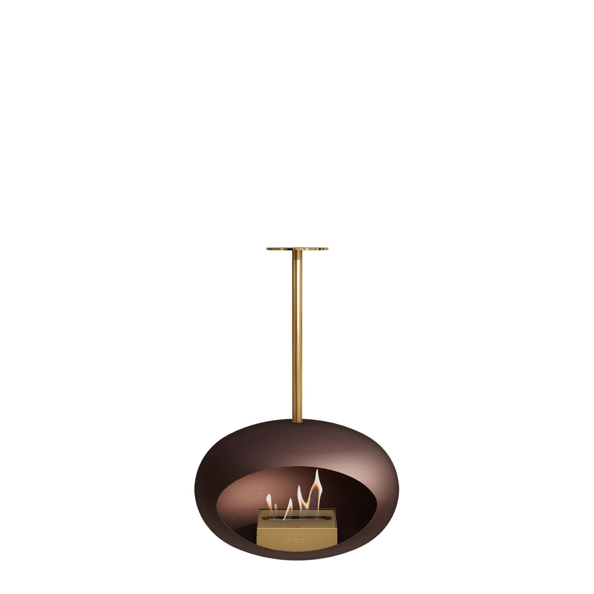 Le Feu Sky Dome Mocca Fireplaces Nüline Distribution 50 cm rose gold rose gold burner