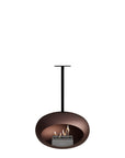 Le Feu Sky Dome Mocca Fireplaces Nüline Distribution 50 cm black steel burner