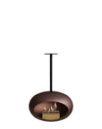 Le Feu Sky Dome Mocca Fireplaces Nüline Distribution 50 cm black rose gold burner