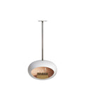 Le Feu Sky Dome <br>White Fireplaces Nüline Distribution 100 cm polished steel rose gold burner