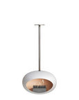 Le Feu Sky Dome White Fireplaces Nüline Distribution 100 cm polished steel steel burner