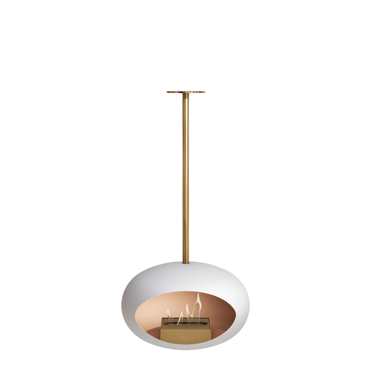 Le Feu Sky Dome White Fireplaces Nüline Distribution 100 cm rose gold rose gold burner