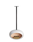 Le Feu Sky Dome White Fireplaces Nüline Distribution 120 cm black rose gold burner