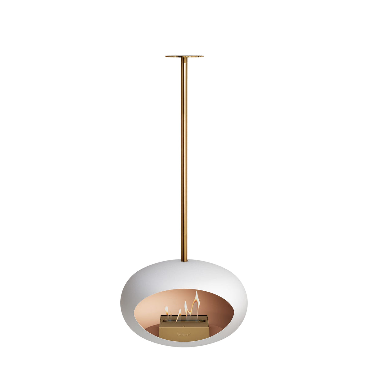 Le Feu Sky Dome White Fireplaces Nüline Distribution 120 cm rose gold rose gold burner