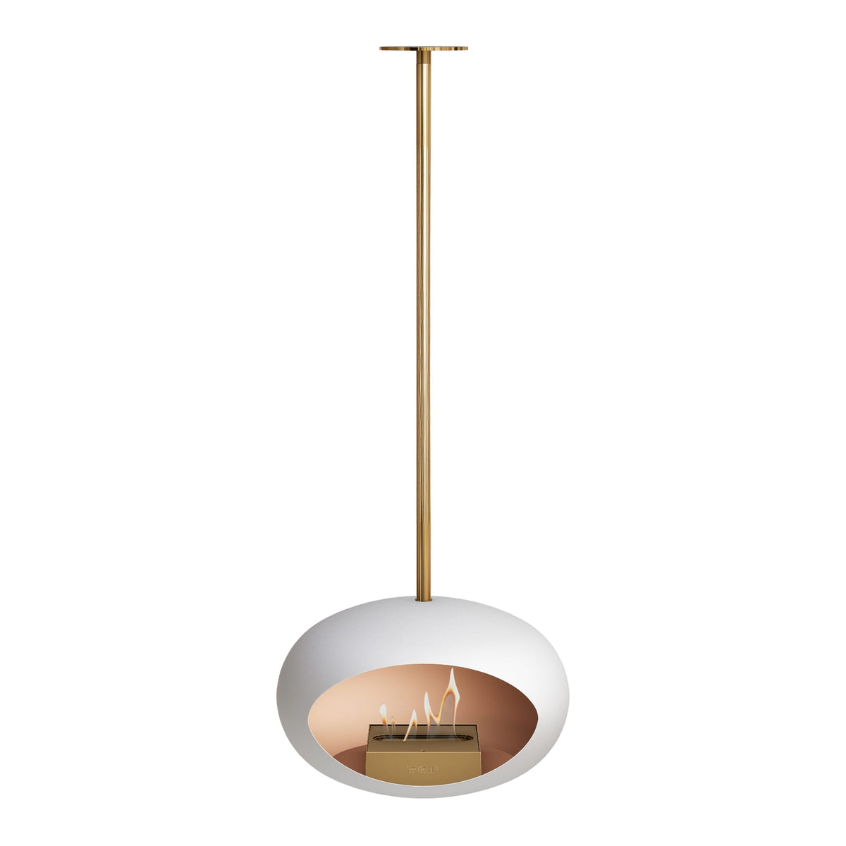 Le Feu Sky Dome White Fireplaces Nüline Distribution 140 cm rose gold rose gold burner
