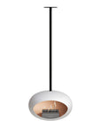 Le Feu Sky Dome White Fireplaces Nüline Distribution 140 cm black steel burner