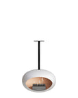 Le Feu Sky Dome White Fireplaces Nüline Distribution 50 cm black steel burner