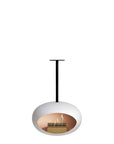 Le Feu Sky Dome White Fireplaces Nüline Distribution 50 cm black rose gold burner