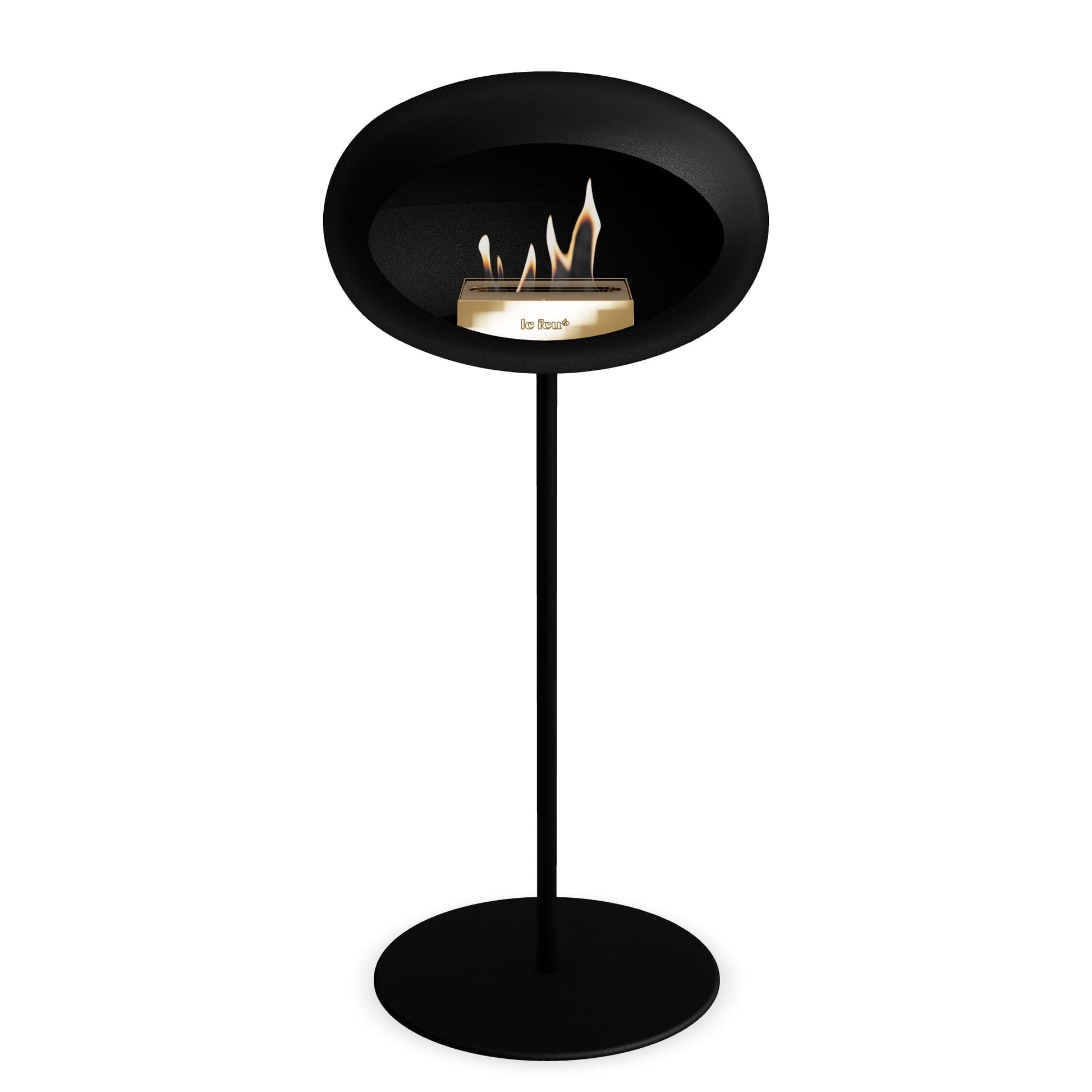 Le Feu Steel High Dome <br>Black Fireplaces Nüline Distribution ø2.5 cm black black rose gold burner