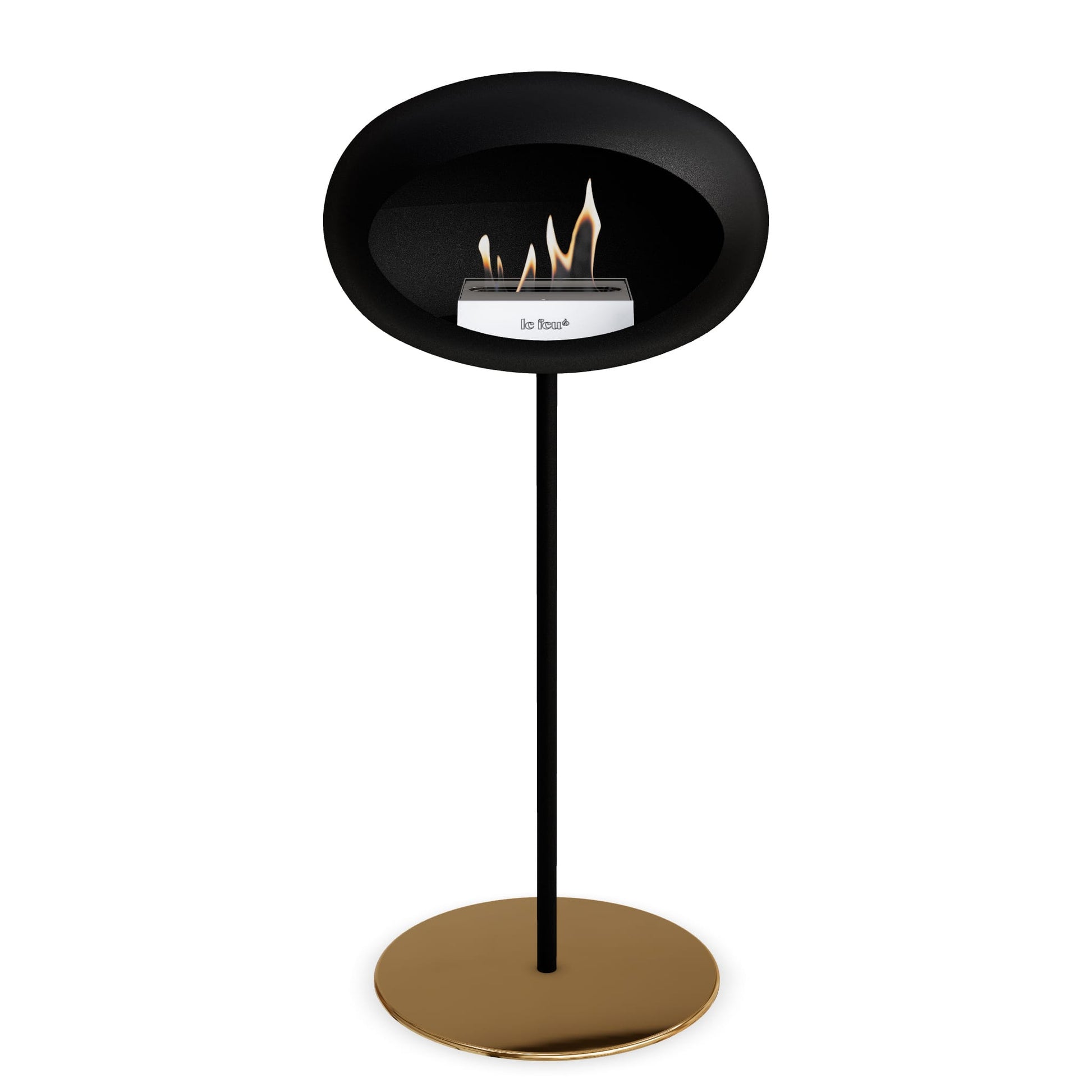Le Feu Steel High Dome <br>Black Fireplaces Nüline Distribution ø2.5 cm black rose gold steel burner
