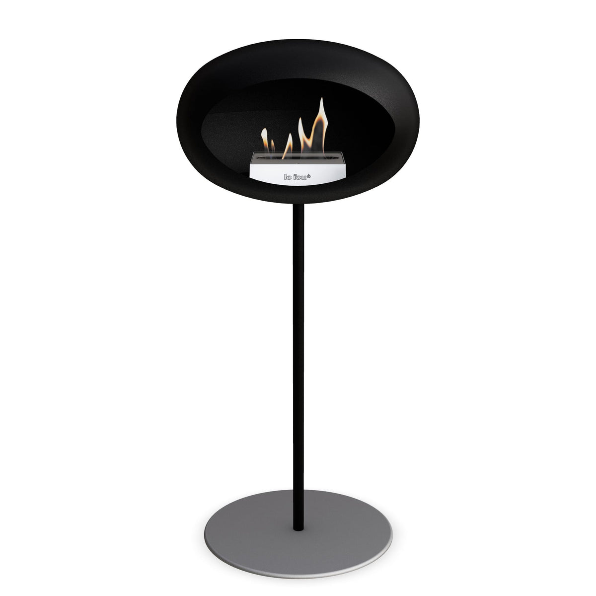 Le Feu Steel High Dome Black Fireplaces Nüline Distribution ø2.5 cm black nickel steel burner