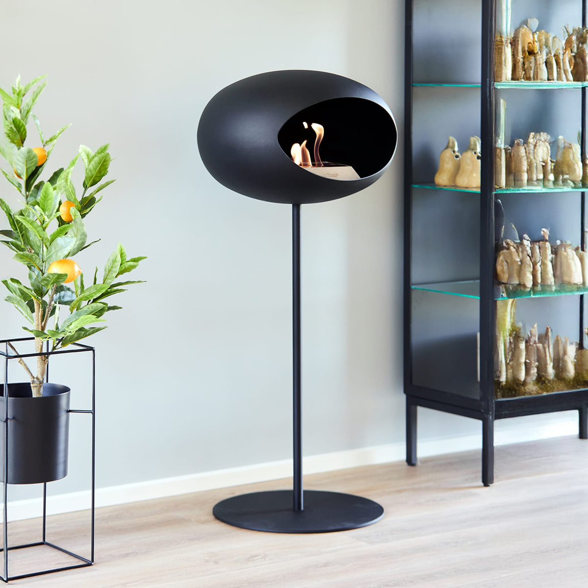 Le Feu Steel High Dome Black Fireplaces Nüline Distribution