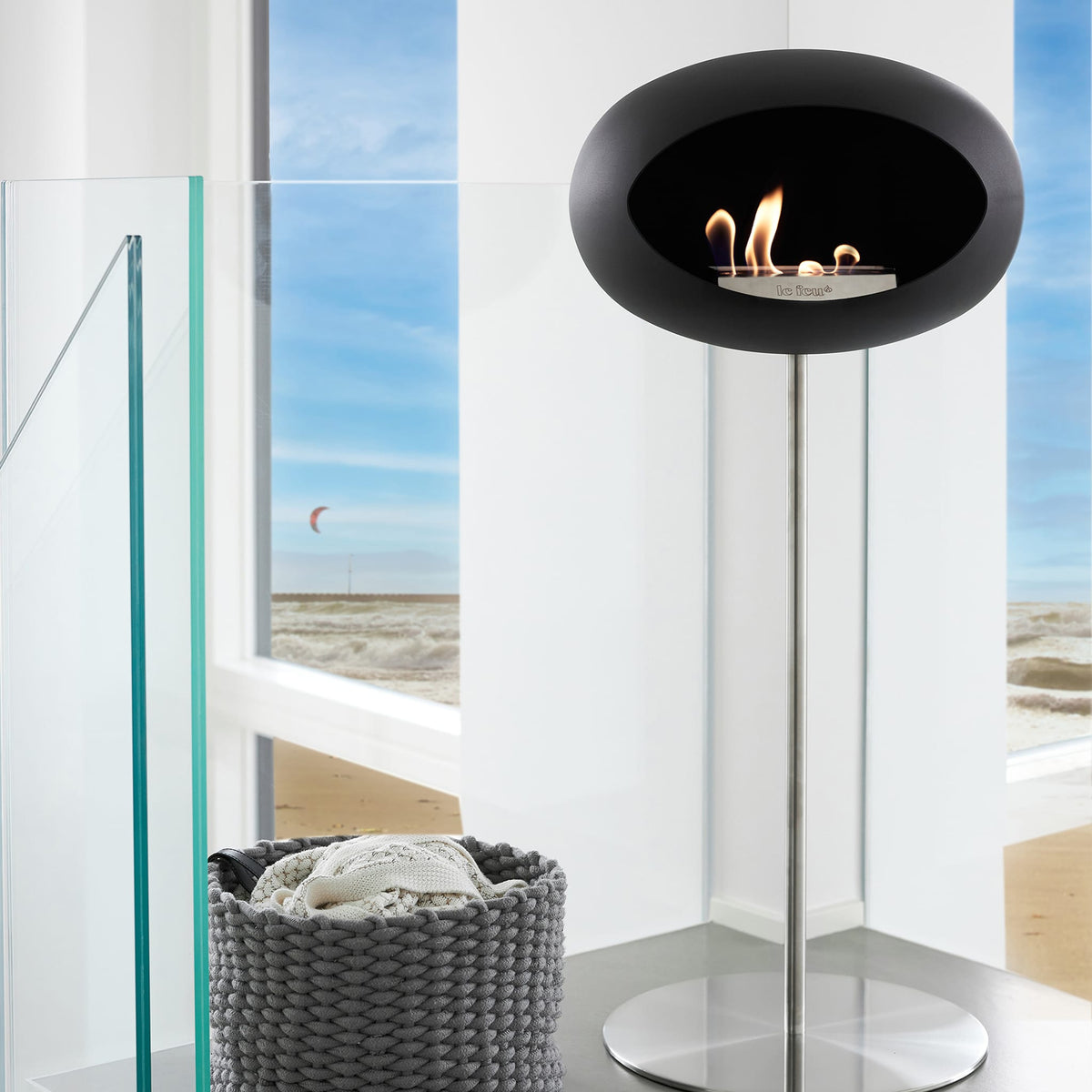 Le Feu Steel High Dome Black Fireplaces Nüline Distribution