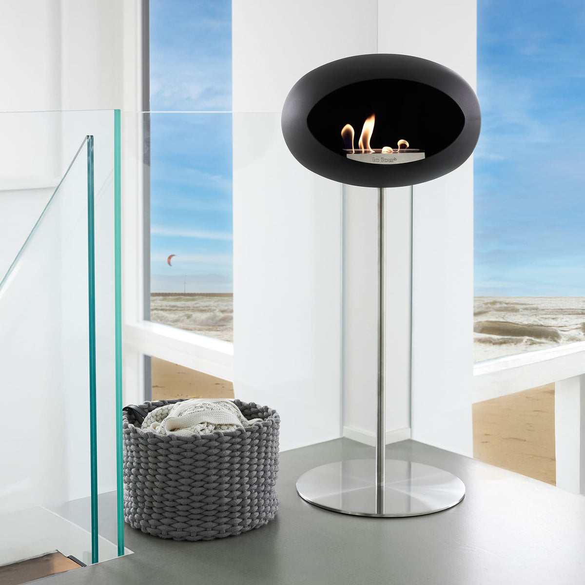 Le Feu Steel High Dome Black Fireplaces Nüline Distribution