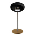 Le Feu Steel High Dome <br>Black Fireplaces Nüline Distribution ø2.5 cm polished steel rose gold steel burner