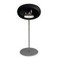 Le Feu Steel High Dome <br>Black Fireplaces Nüline Distribution ø2.5 cm polished steel nickel steel burner