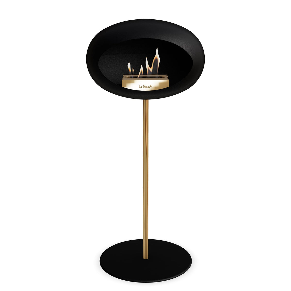 Le Feu Steel Dôme Haut Noir