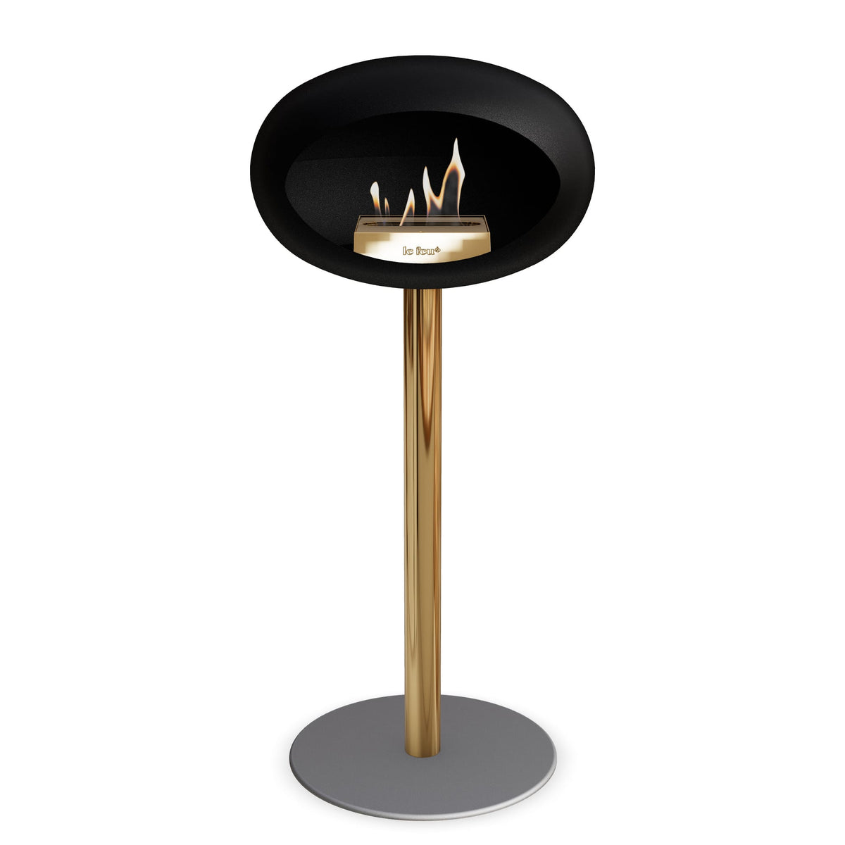 Le Feu Steel Dôme Haut Noir