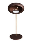 Le Feu Steel High Dome Mocca Fireplaces Nüline Distribution ø2.5 cm rose gold mocca steel burner