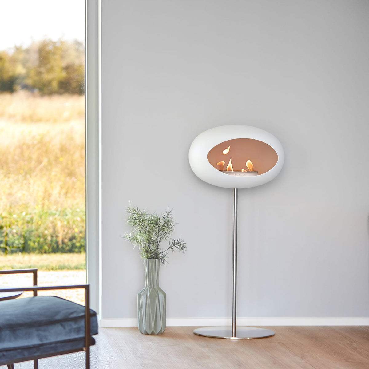 Le Feu Steel High Dome White Fireplaces Nüline Distribution