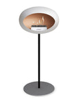 Le Feu Steel High Dome White Fireplaces Nüline Distribution ø2.5 cm black nickel steel burner