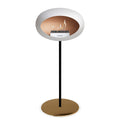 Le Feu Steel High Dome <br>White Fireplaces Nüline Distribution ø2.5 cm black rose gold steel burner