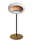 Le Feu Steel High Dome White Fireplaces Nüline Distribution ø2.5 cm black rose gold steel burner