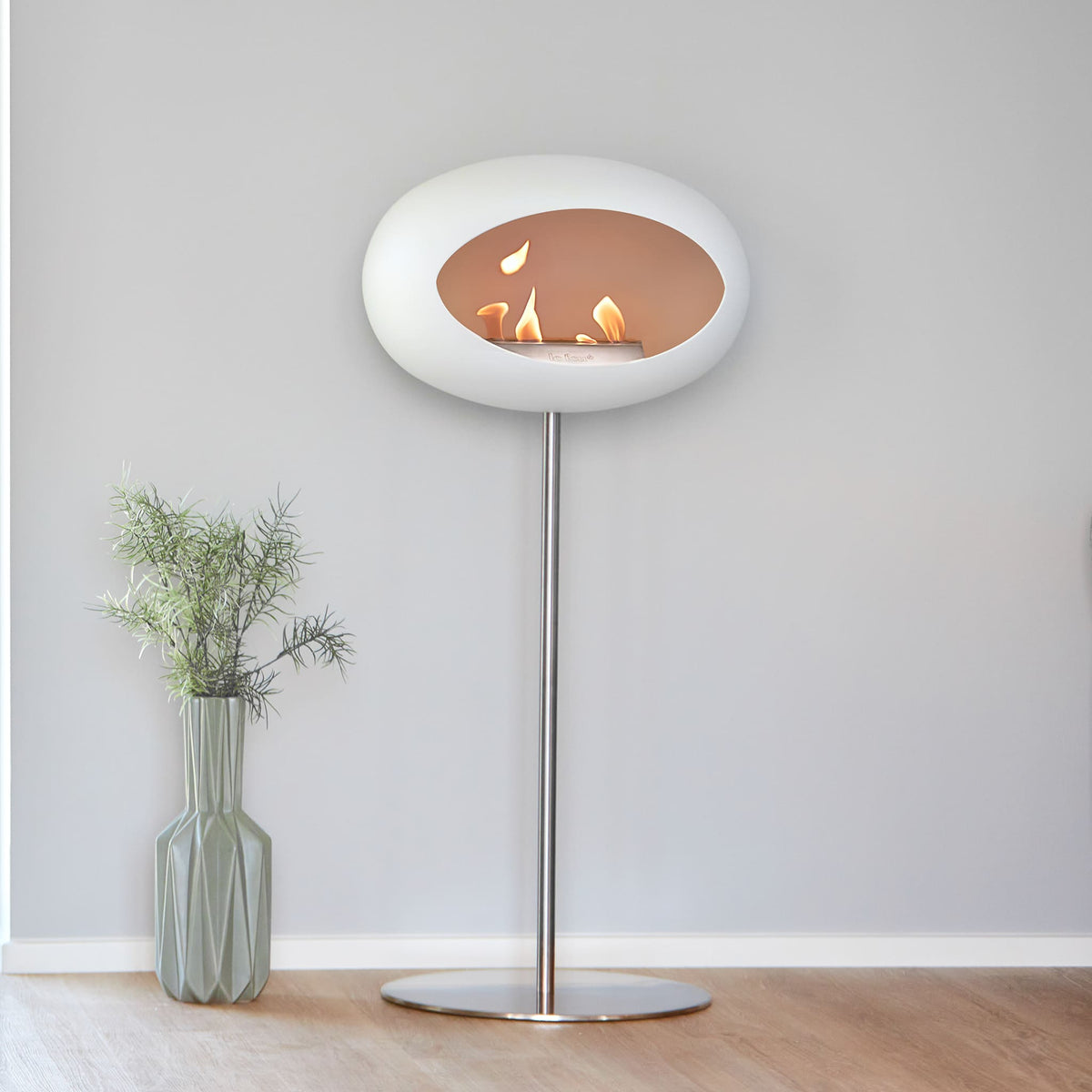 Le Feu Steel High Dome White Fireplaces Nüline Distribution