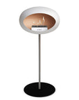 Le Feu Steel High Dome White Fireplaces Nüline Distribution ø2.5 cm polished steel black steel burner