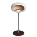 Le Feu Steel High Dome <br>White Fireplaces Nüline Distribution ø2.5 cm polished steel mocca rose gold burner