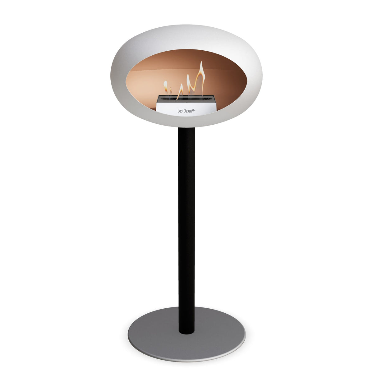 Le Feu Steel High Dome White